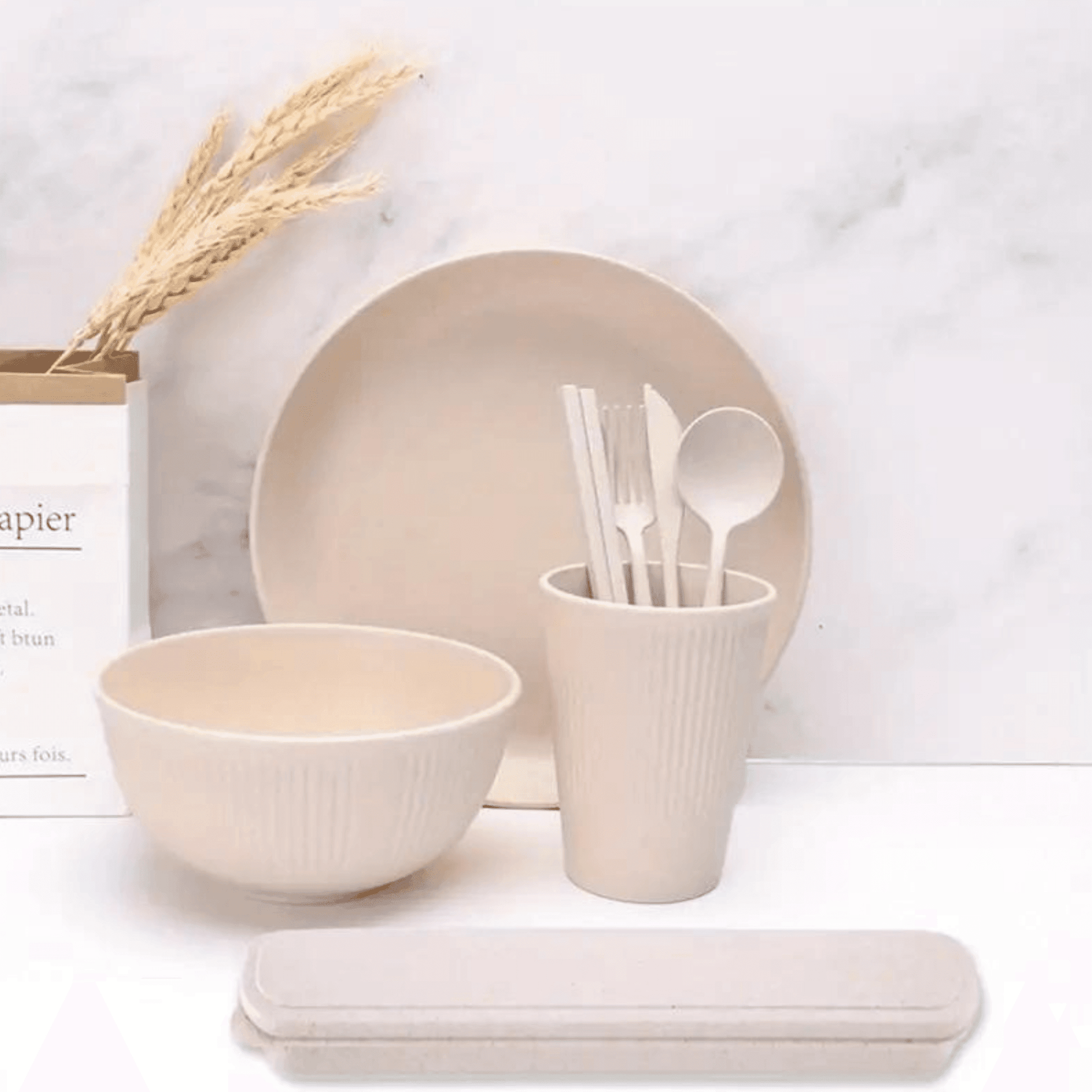 Geschirr - und Besteck Set 8 - teilig - FestivalStuff