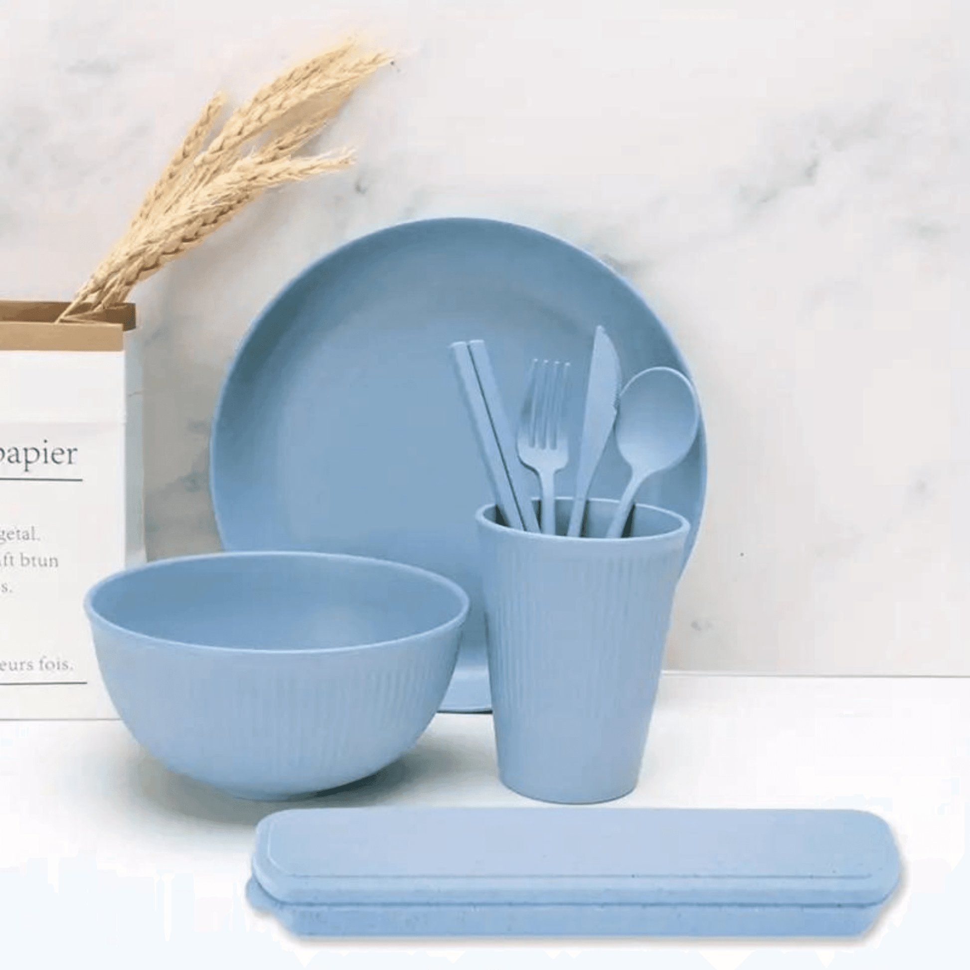 Geschirr - und Besteck Set 8 - teilig - FestivalStuff