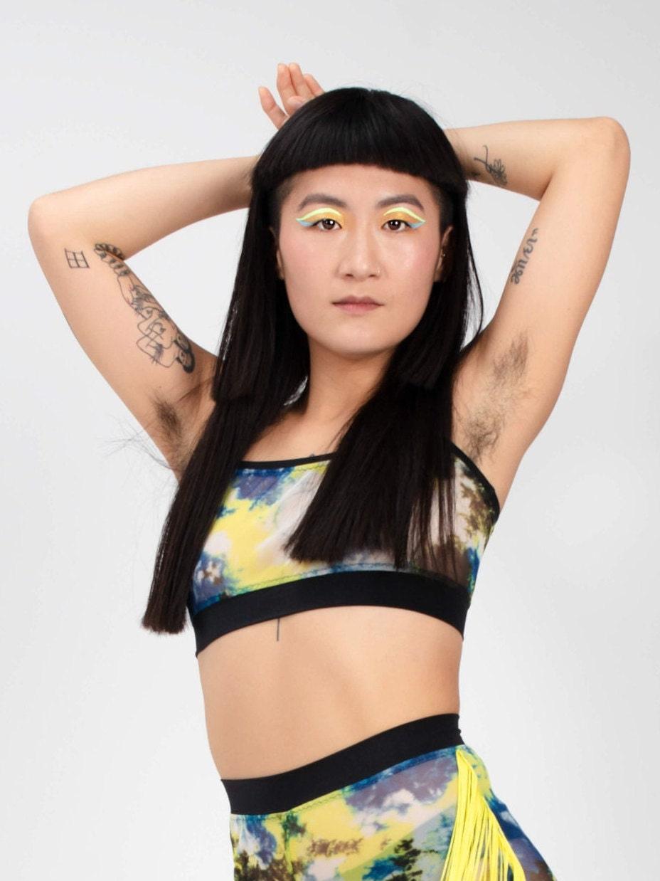 Crop Top "CODE" Lettau Art Fashion - FestivalStuff