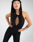 Neckholder Catsuit Keyhole "KAYLA" Lettau Art Fashion - FestivalStuff