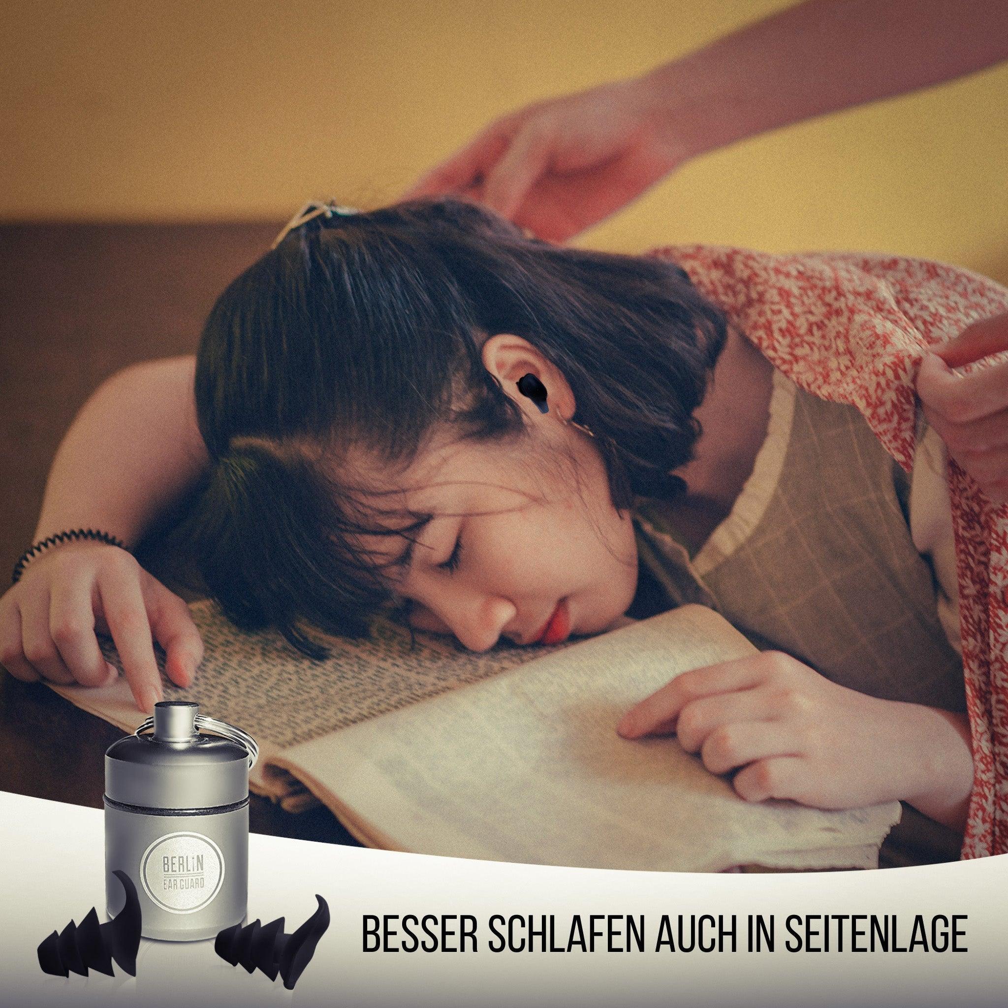 OHRSTÖPSEL "MÄUSEOHR" | MINI - SCHLAFGEHÖRSCHUTZ | klein | GEGEN SCHNARCHEN ZUM SCHLAFEN IN SEITENLAGE | 28DB SNR - FestivalStuff