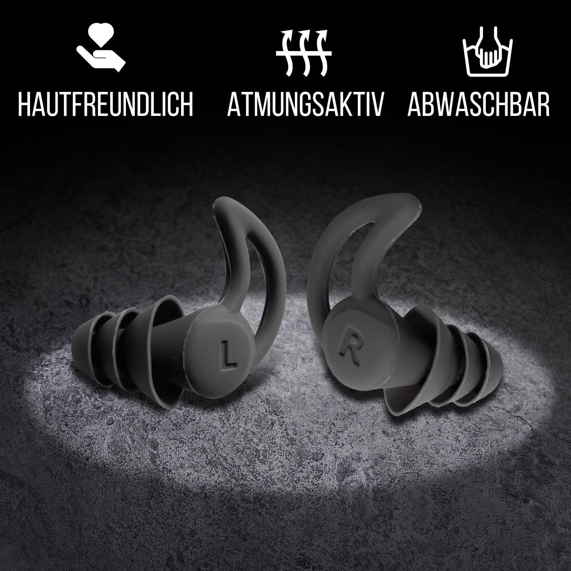 OHRSTÖPSEL "SEITENSCHLÄFER" SCHLAFGEHÖRSCHUTZ GEGEN SCHNARCHEN ZUM SCHLAFEN IN SEITENLAGE | 30DB SNR - FestivalStuff