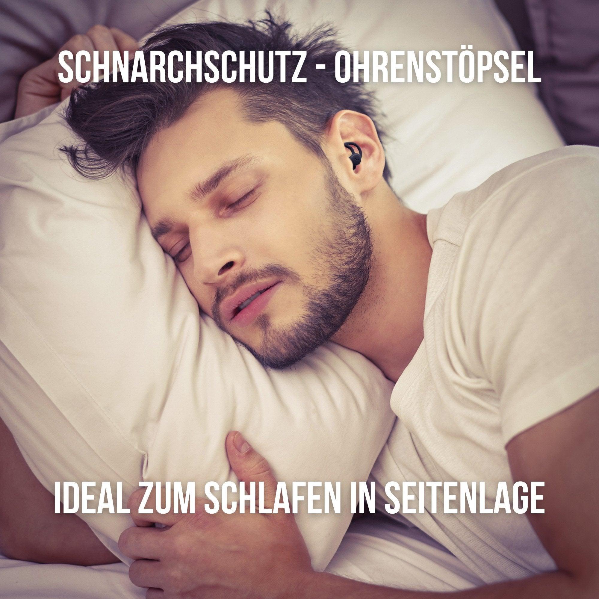 OHRSTÖPSEL "SEITENSCHLÄFER" SCHLAFGEHÖRSCHUTZ GEGEN SCHNARCHEN ZUM SCHLAFEN IN SEITENLAGE | 30DB SNR - FestivalStuff