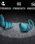 OHRSTÖPSEL "Müggelsee" SCHLAFGEHÖRSCHUTZ GEGEN SCHNARCHEN für Seitenschläfer | 25DB SNR - BERLIN EAR GUARD® OHRSTÖPSEL SHOP