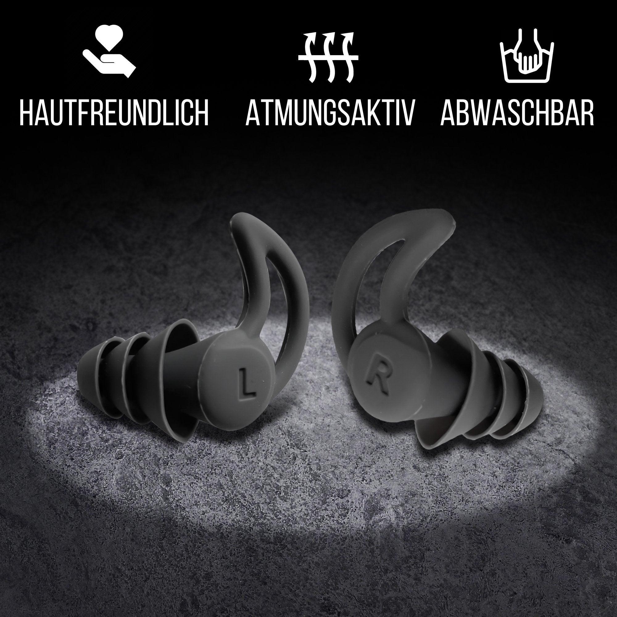 OHRSTÖPSEL &quot;SEITENSCHLÄFER&quot; SCHLAFGEHÖRSCHUTZ GEGEN SCHNARCHEN ZUM SCHLAFEN IN SEITENLAGE | 30DB SNR - BERLIN EAR GUARD® OHRSTÖPSEL SHOP