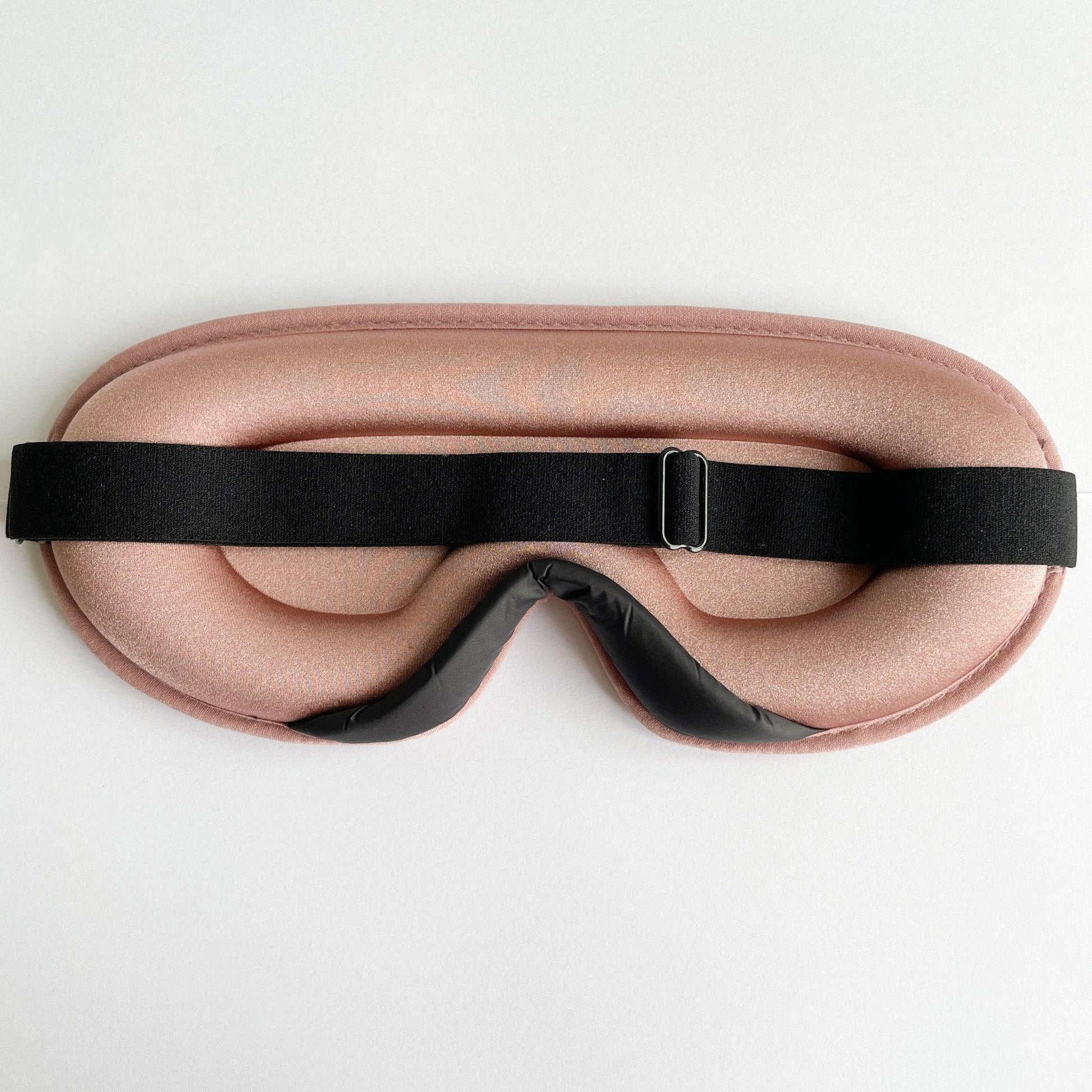 Schlafmaske "Henry" | Augenmaske zum Schlafen | schwarz oder roségold | Memory - Schaum - FestivalStuff