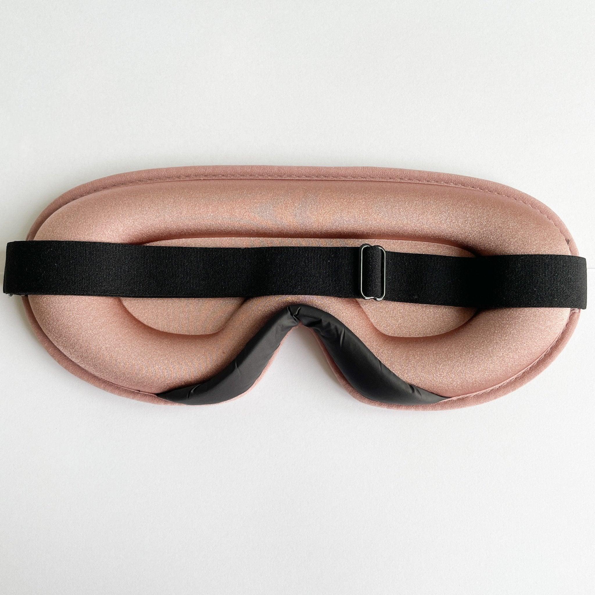 Schlafmaske "Henry" | Augenmaske zum Schlafen | schwarz oder roségold | Memory - Schaum - FestivalStuff