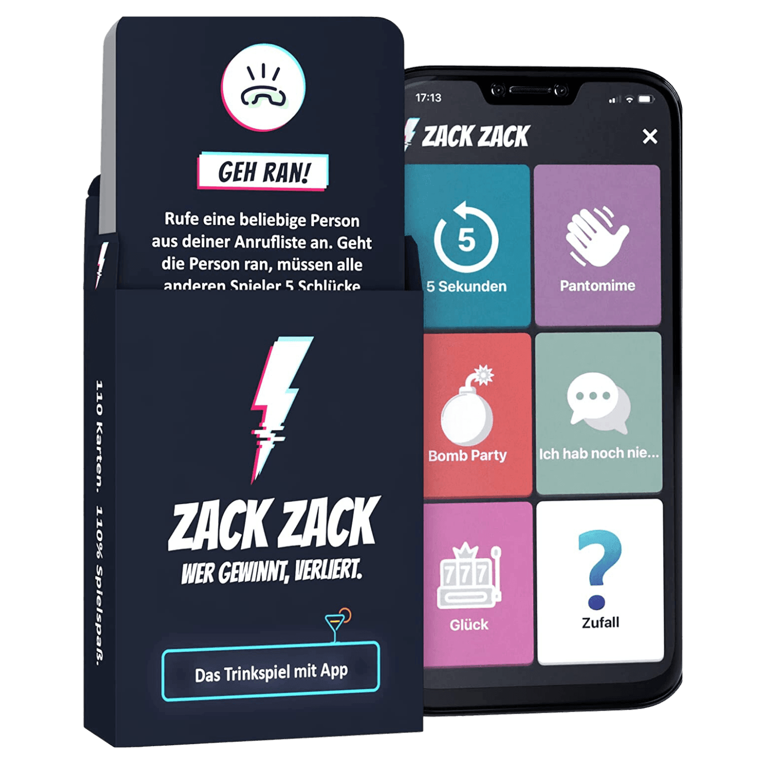 Zack Zack Kartenspiel - FestivalStuff